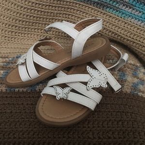 Gently worn girls sandals size 9